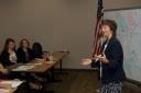 Kathy Perry presenting at Ratheon
