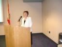 Kathy Perry presents at St. Petersburg College