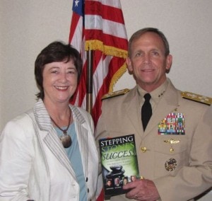 Kathy Perry with Admiral Eric T. Olson