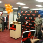Chris Krimitsos at Mayor Greco kickoff campaign