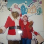 Kathy with the Grinch