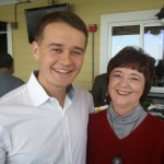 Kathy Perry with Dustin Mathews