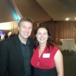 Rachel Haviland with CEO of ToBizNet
